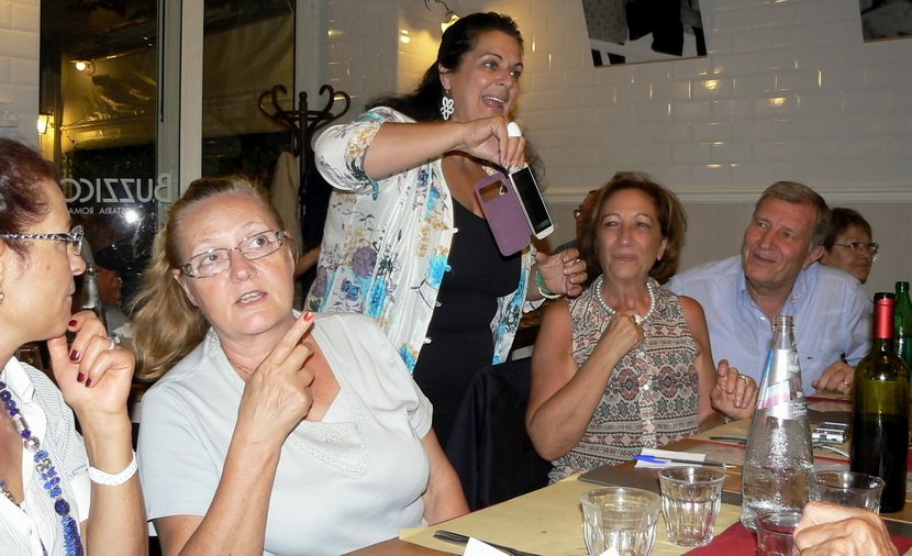 3° raduno a Roma - 23-25 settembre 2013 - 3° giorno - foto___063 - Ostia - cena tipica romana alla ''Buzzicona''